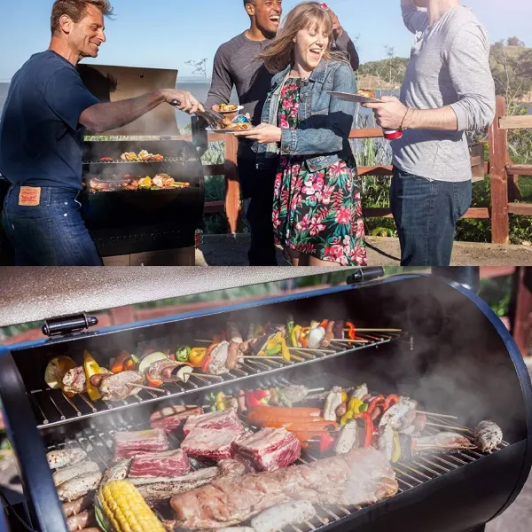 Z Grills Wood Pellet Ultimate 8-in-1 Smoker Grill 1000E - Image 5