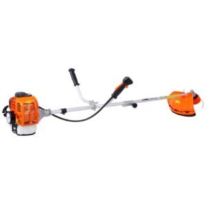3-in-1 Blower, String Trimmer & 10″ Brush Cutter with Rubber Handle and Shoulder Strap