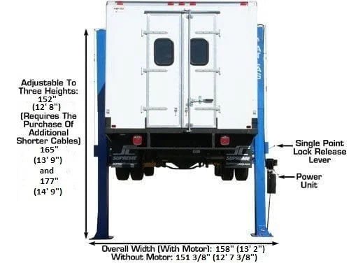 Atlas 15,000 lb Overhead 2-Post Lift - Image 4