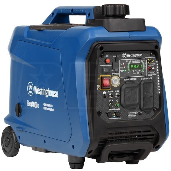 4,000-Watt Gas Powered Portable Inverter Generator with Recoil Start, LED Data Center - Image 6
