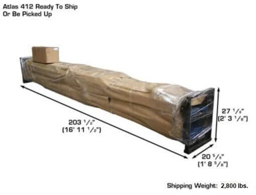 Atlas 412 12,000 lbs Commercial 4 Post Lift - Image 3