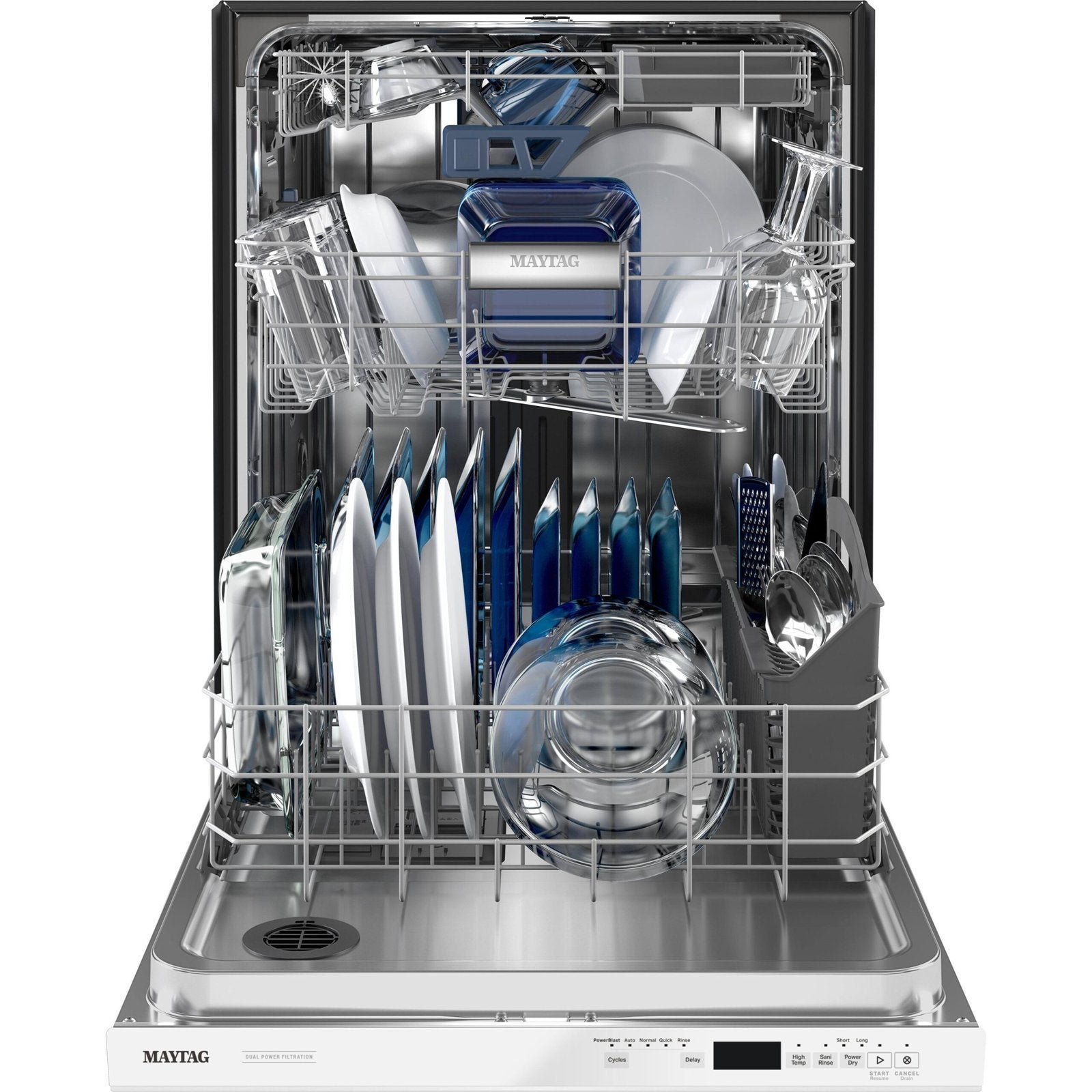 24” Top Control Dishwasher with Dual Power Filtration, PowerBlast® Cycle and 3rd Level Rack – 47 dBA - Image 3