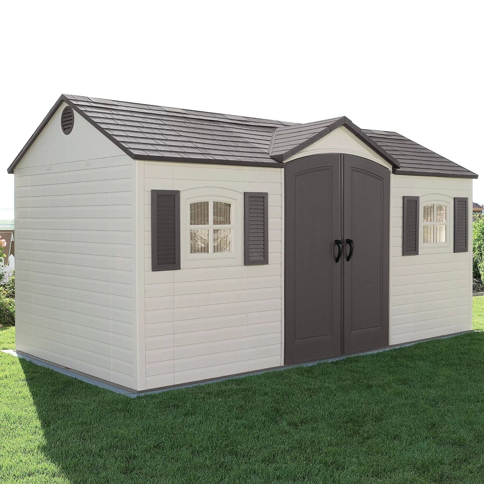 Heartland Coronado 12-ft x 8-ft Gable Engineered Wood Storage Shed with Floor Included - Image 2