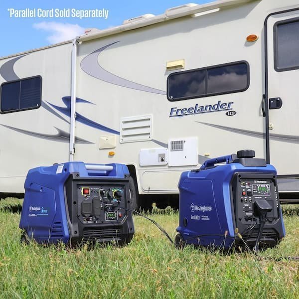 4,000-Watt Gas Powered Portable Inverter Generator with Recoil Start, LED Data Center - Image 9