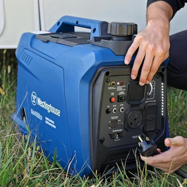 4,000-Watt Gas Powered Portable Inverter Generator with Recoil Start, LED Data Center - Image 10
